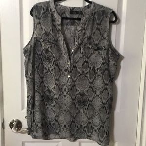 Apt 9 Snake Skin Blouse